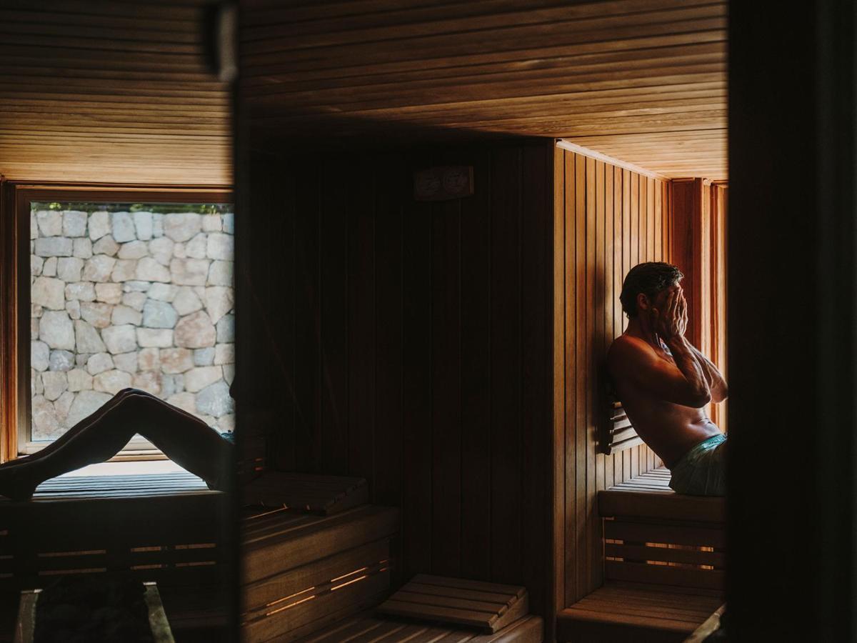 Aguas De Ibiza Grand Luxe Hotel - Small Luxury Hotel Of The World Santa Eularia des Riu Esterno foto Sauna at the Hotel